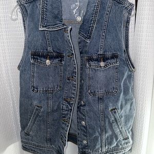 Amanda Uprichard Jean Vest